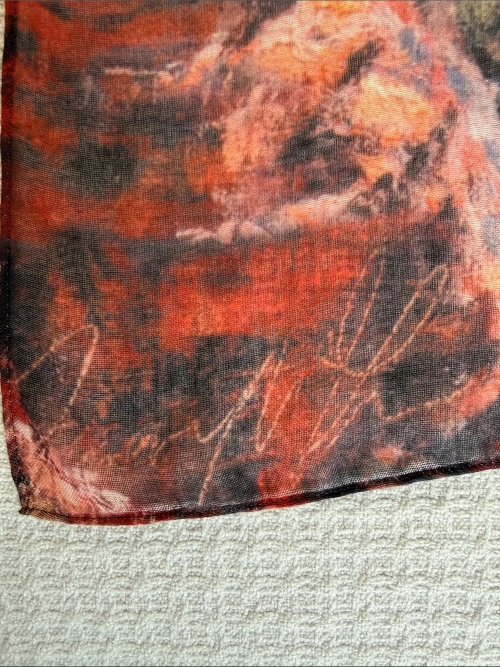 McGovern & Co The Park Scarf- National Park Grand Canyon scene Art to Wear